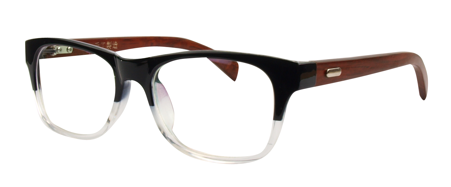 A3029 Black/Clear Mens Glasses