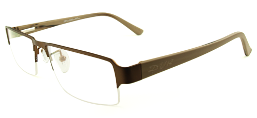 D4002 Brown Eyeglasses