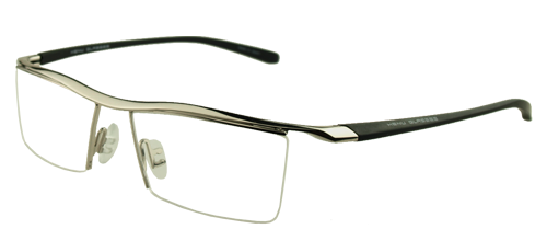 M8189 Silver Prescription Eyeglasses