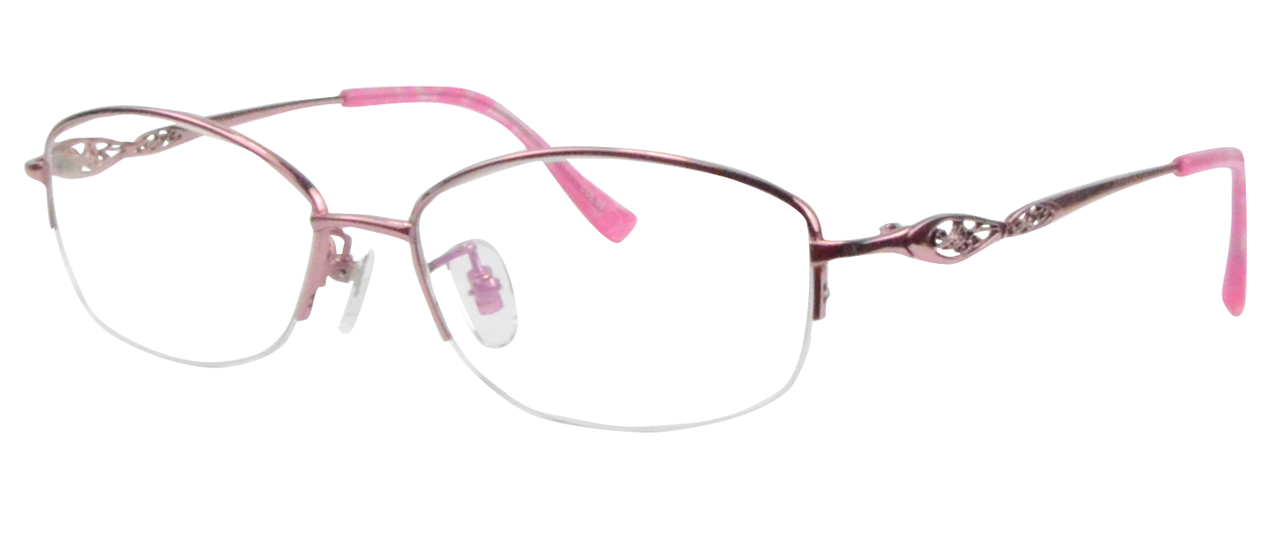 T8363 Pink Womens Eyeglasses