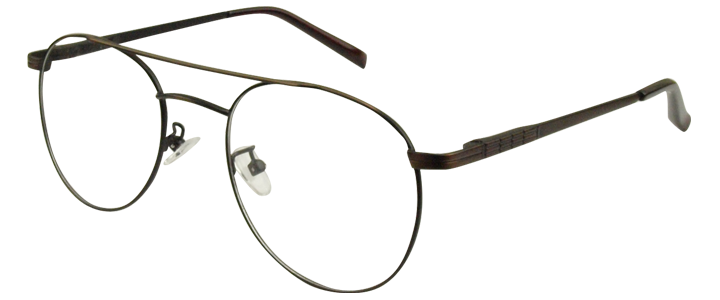 M8841 Mens Eyeglasses with Brown Frame
