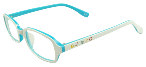 C6239 Kids Eyeglasses with White Frame