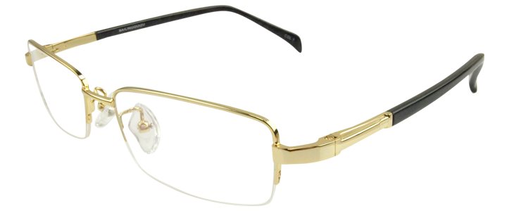 B2184 Gold Prescription Glasses