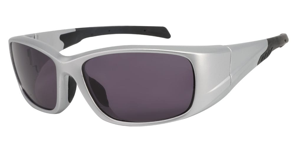 J126 Prescription Safety Sports Sunglasses Silver