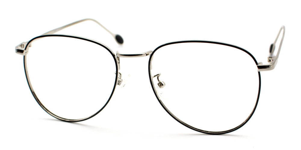 M55903 Black Silver Cheap Glasses