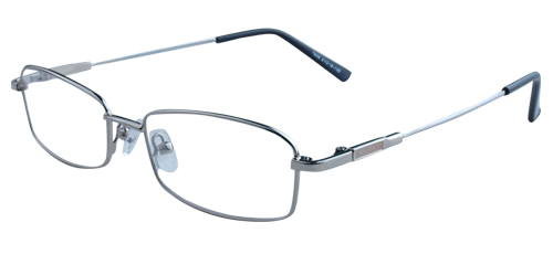 M7006 Silver Prescription Eyeglasses