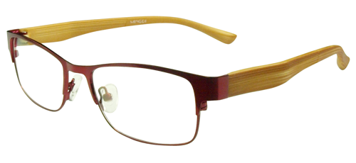 M8010 Cheap Eyeglasses with Red Frame