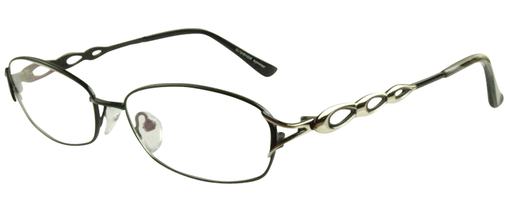 N8509 Womens Eyeglasses with Black Frame