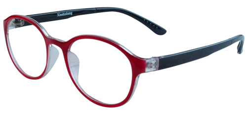 P6185 Red Prescription Eyeglasses