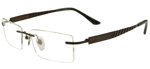RT1119 Brown Titanium Glasses