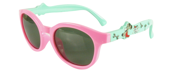 S819 Pink Kids Prescription Sunglasses