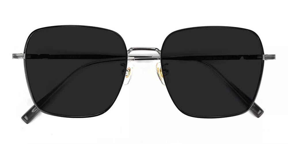 T3512 Titanium Prescription Sunglasses Black