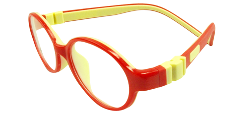 TR90 C511 Kids Eyeglasses with Red Frame